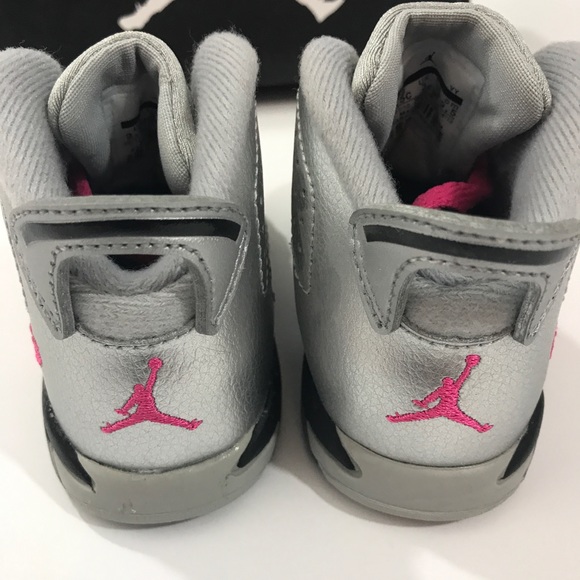 Jordan retro 6 girls infant toddler 3.5 crib heart - Picture 6 of 8
